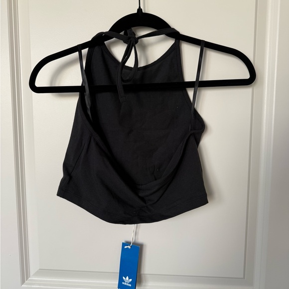 Adidas Black Trefoil Halter Tank - Picture 9 of 11